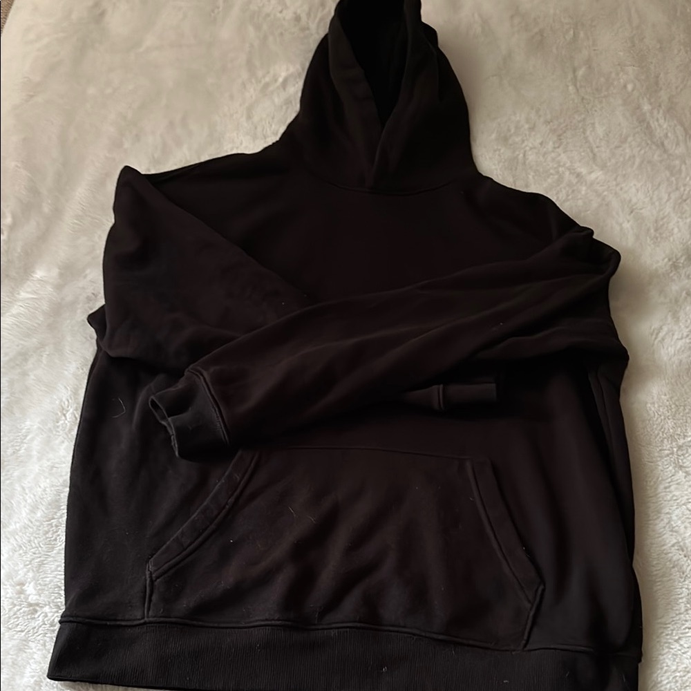 No Boundaries Black Oversized Turtleneck Sweater